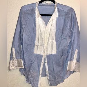 J. Crew cotton/silk button down
